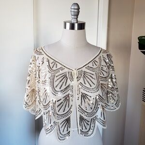 Gold Sequins Shawl NEW!